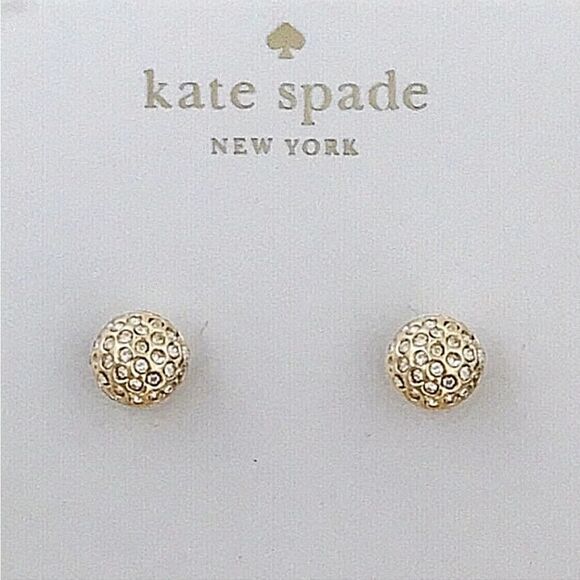 KATE SPADE FAUX PEARLPAVE'GOLD DAINTY SPARKLERS2-IN-1 EARRINGS MSRP $78.00 - Picture 8 of 14